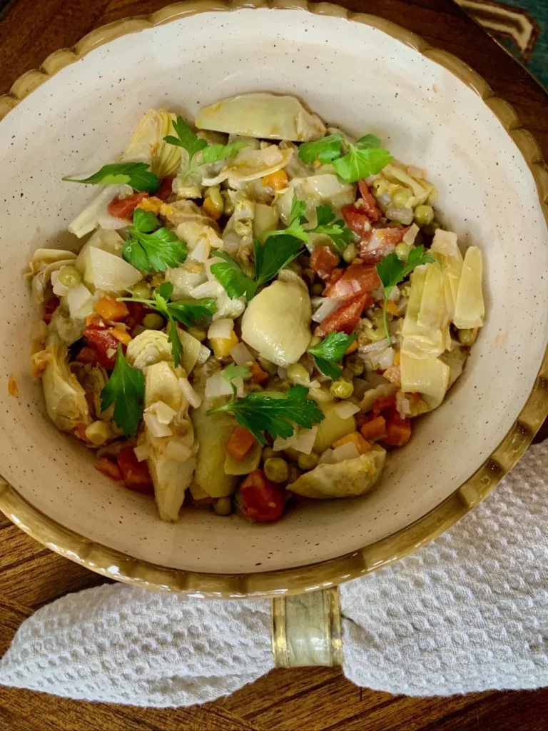 Artichoke Hearts with Olive Oil- Classic Mediterranean Dishes