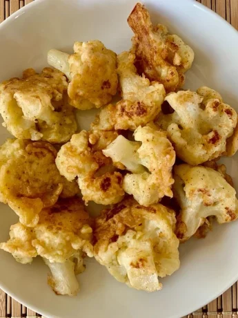 fried cauliflower in crispy fried cauliflower recipe