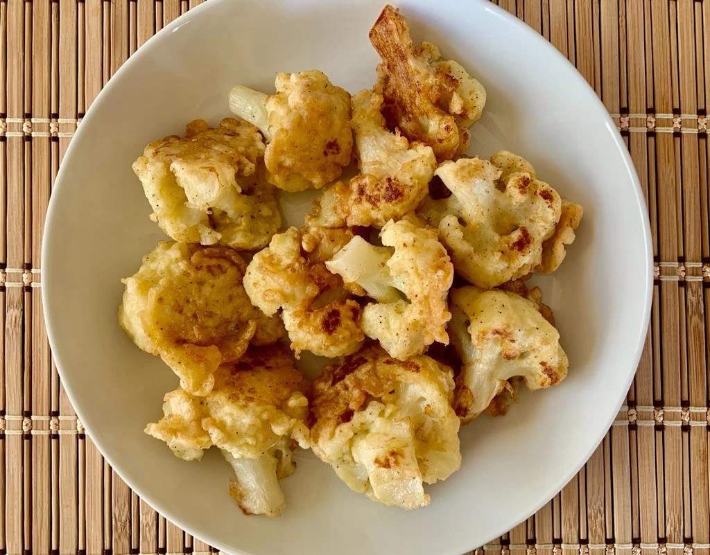 fried cauliflower in crispy fried cauliflower recipe