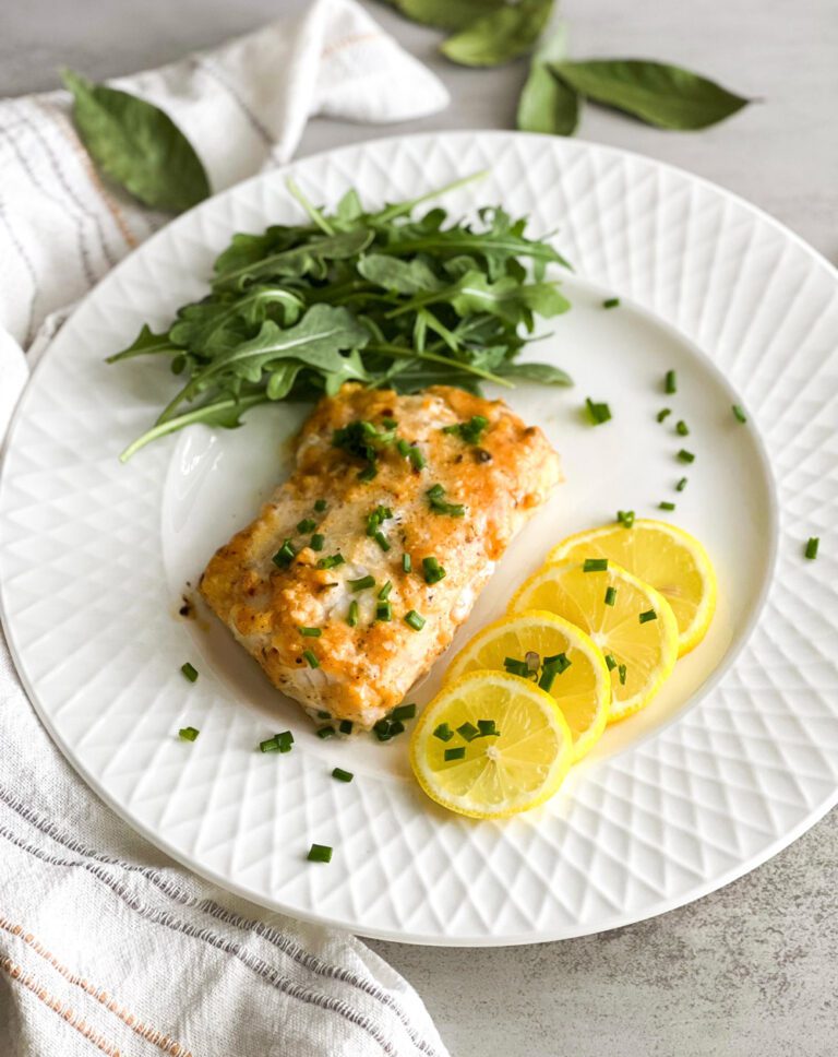 Lemon Butter Cod Fish Recipe - Breezy Kitchen