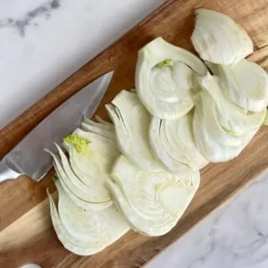 arrange the fennel slices