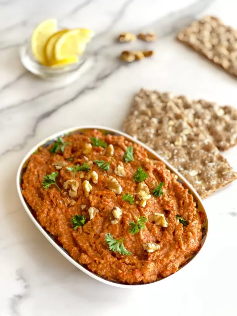 Muhammara (Roasted Red Pepper Dip)