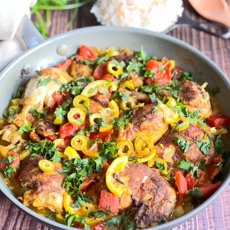 Moroccan Chicken Recipe featured