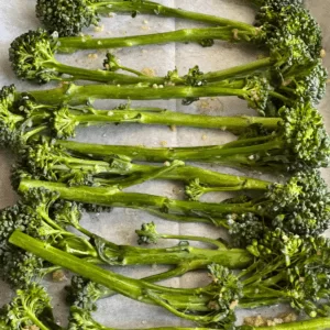 Remove Brocolli from the oven