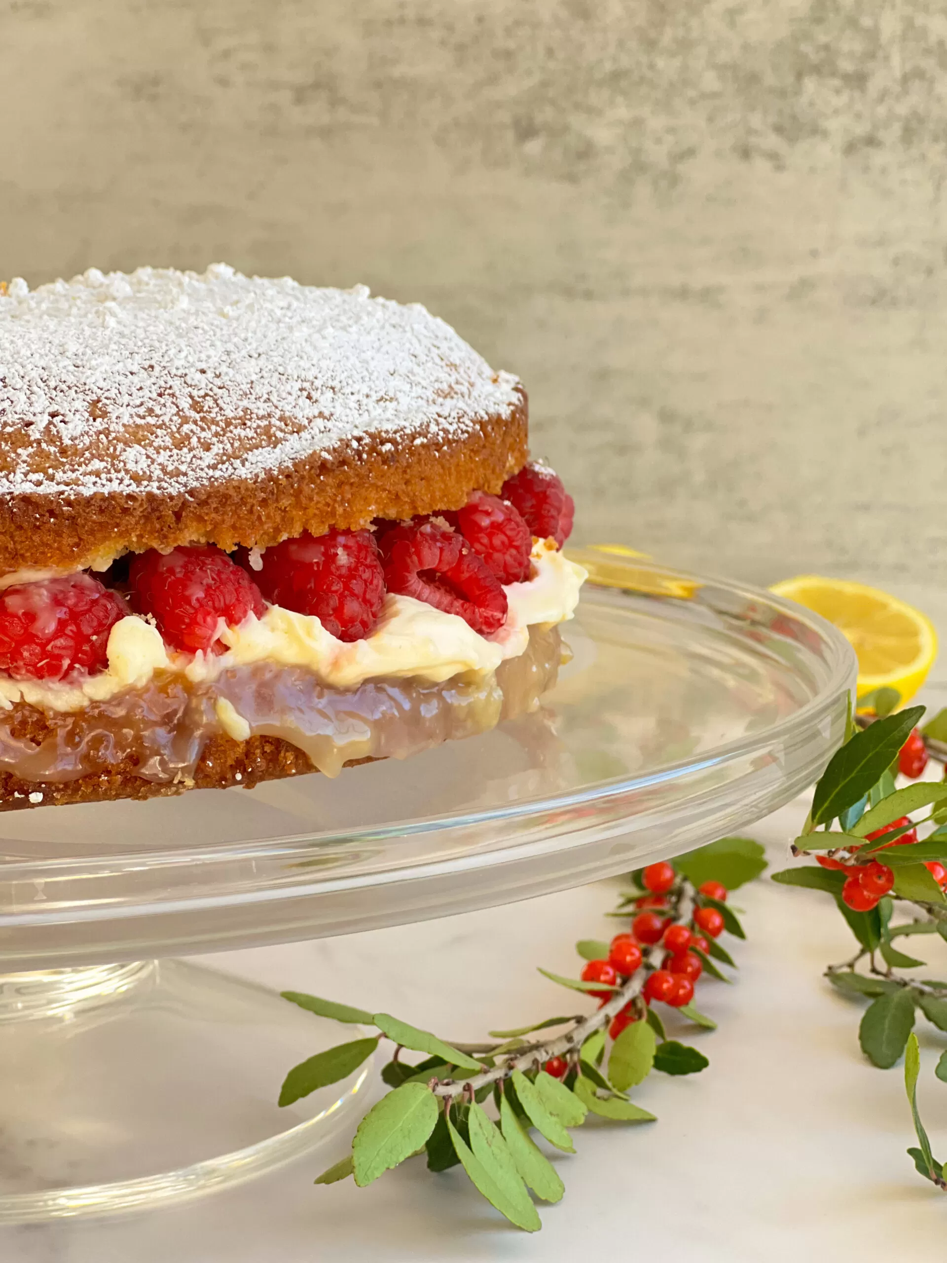 Lemon Raspberry Cake